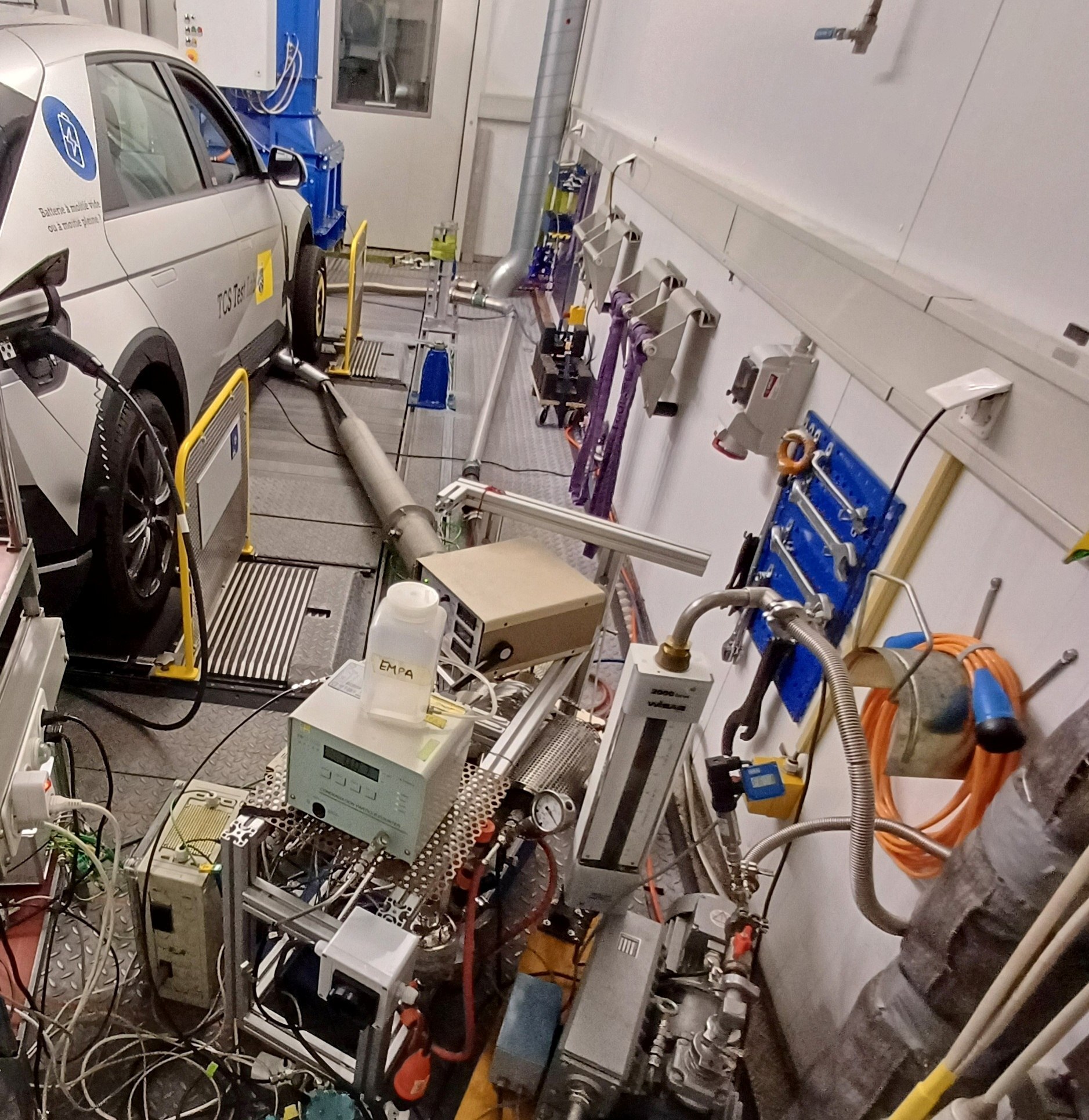 Charakterisierung der Bremspartikelemissionen von Elektrofahrzeugen