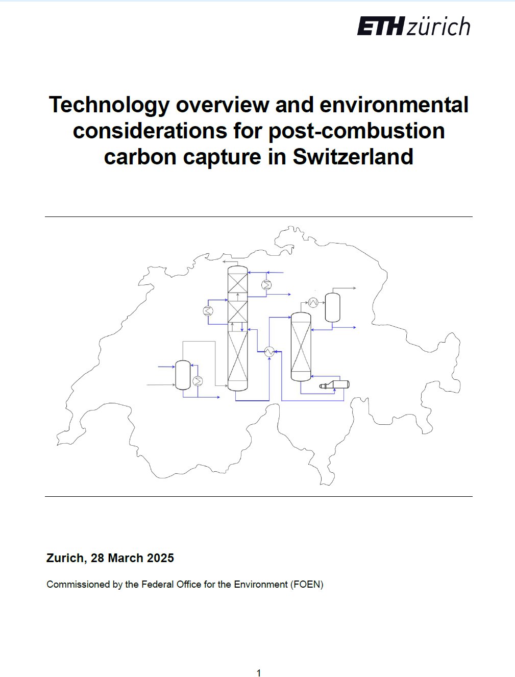 Zwei Publikationen zum Thema CCS/CCU mit Relevanz für die Luftreinhaltung