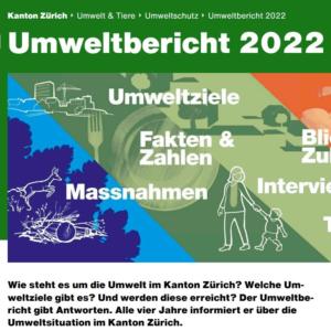 Umweltbericht 2022 Kanton Zürich