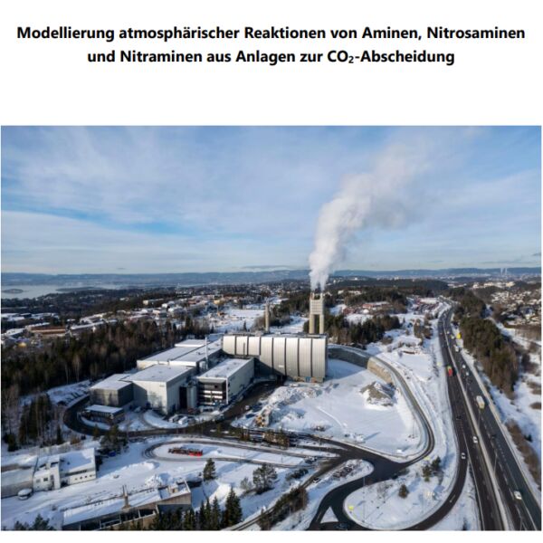 Dispersionsmodellierung bei Postcombustion Carbon Capture mit Aminen