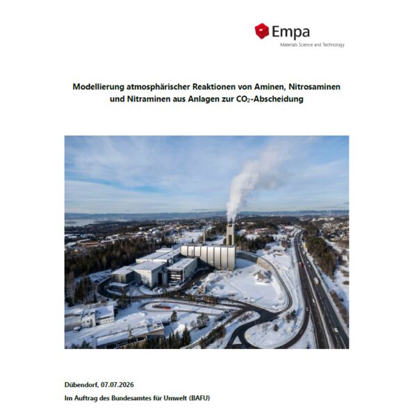 Dispersionsmodellierung bei Postcombustion Carbon Capture mit Aminen